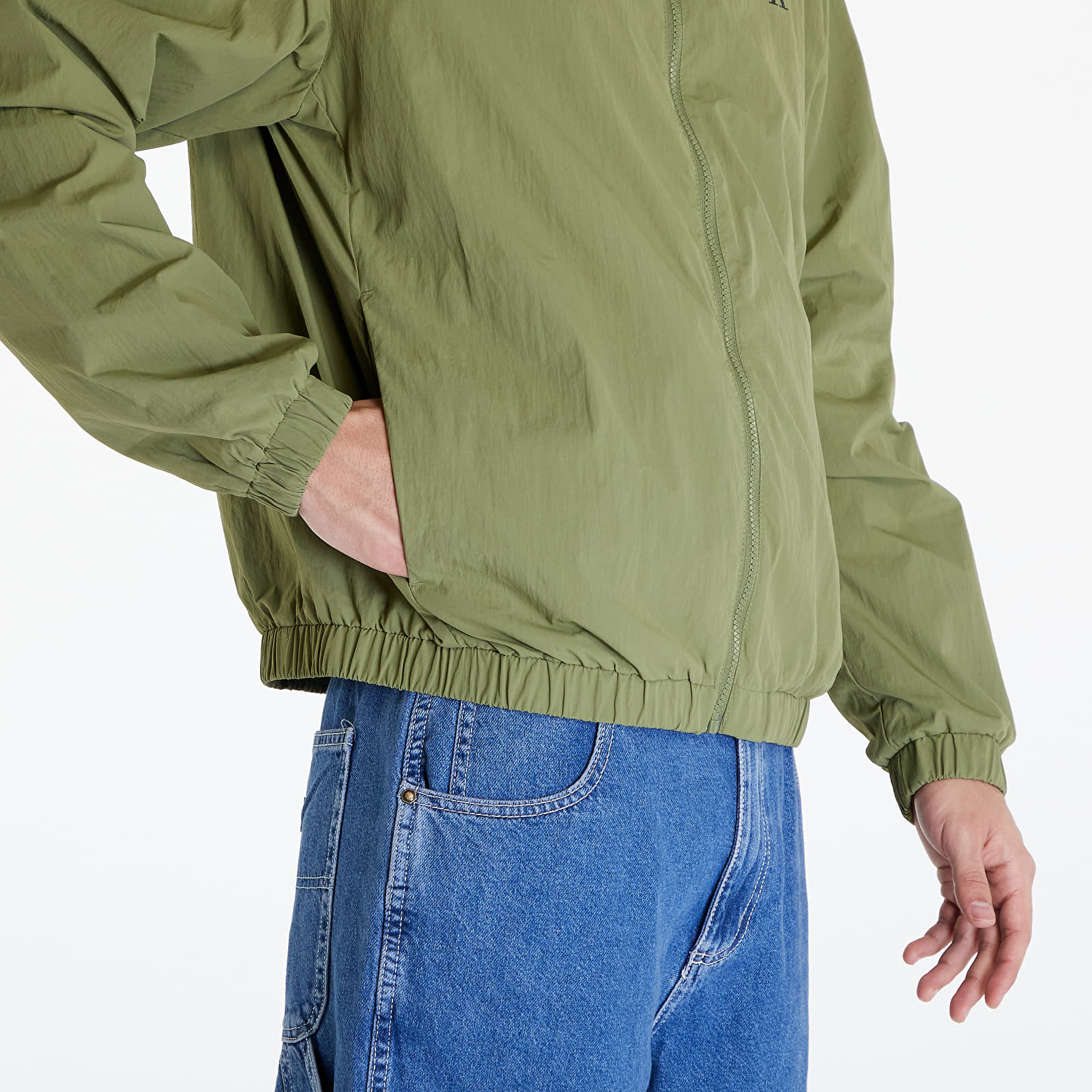 Windjacke Calvin Klein Jeans Relaxed Hooded Windbreaker Dark Juniper