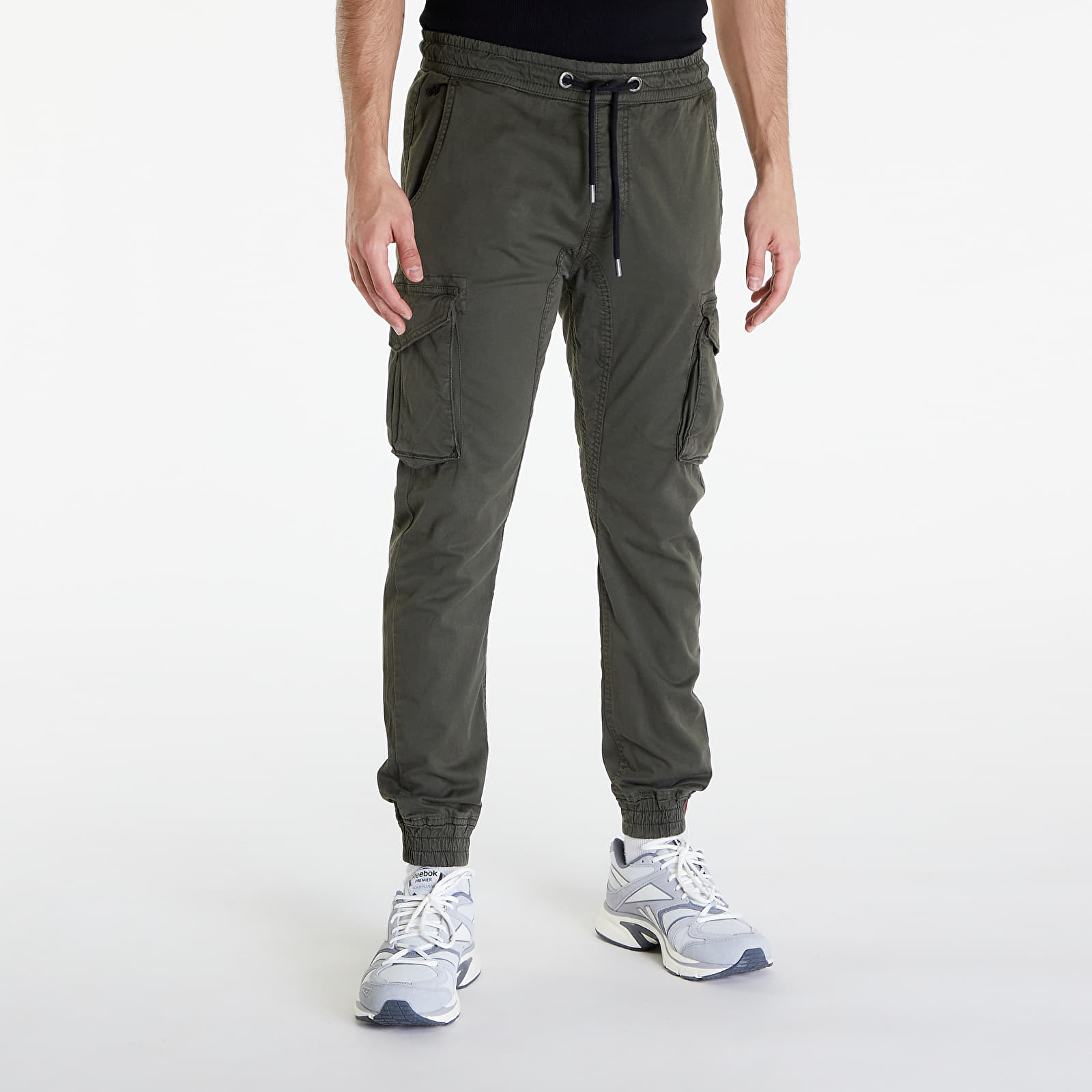 Jeans and trousers Alpha Industries Cotton Twill Jogger Grey/ Black