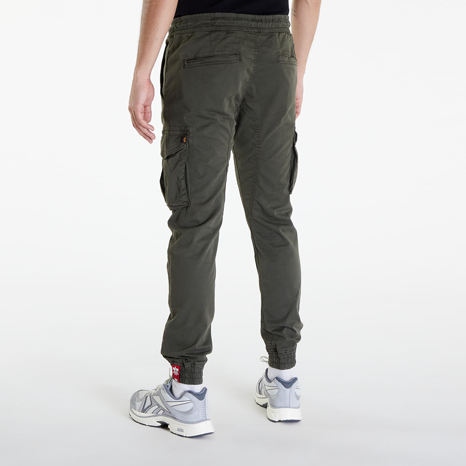 Jeans and trousers Alpha Industries Cotton Twill Jogger Grey/ Black