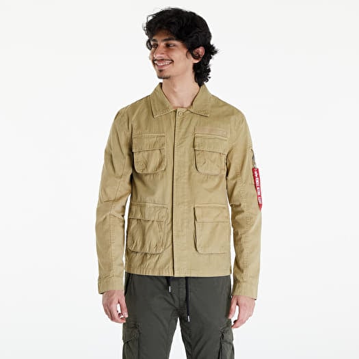 Jachetă Alpha Industries Ripstop Cargo Overshirt Light Olive