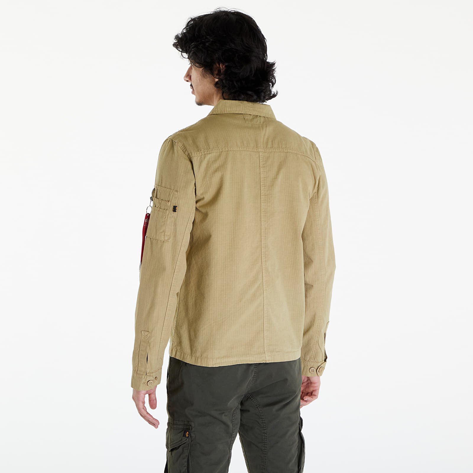 Jackets Alpha Industries Ripstop Cargo Overshirt Light Olive