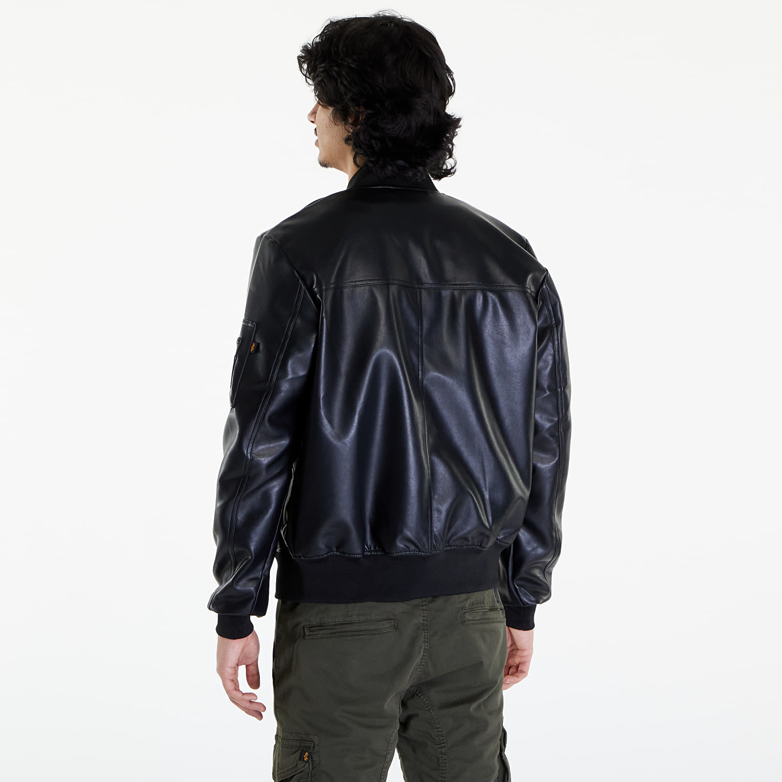 Jacken Alpha Industries MA-1 VF Vegan Leather Black
