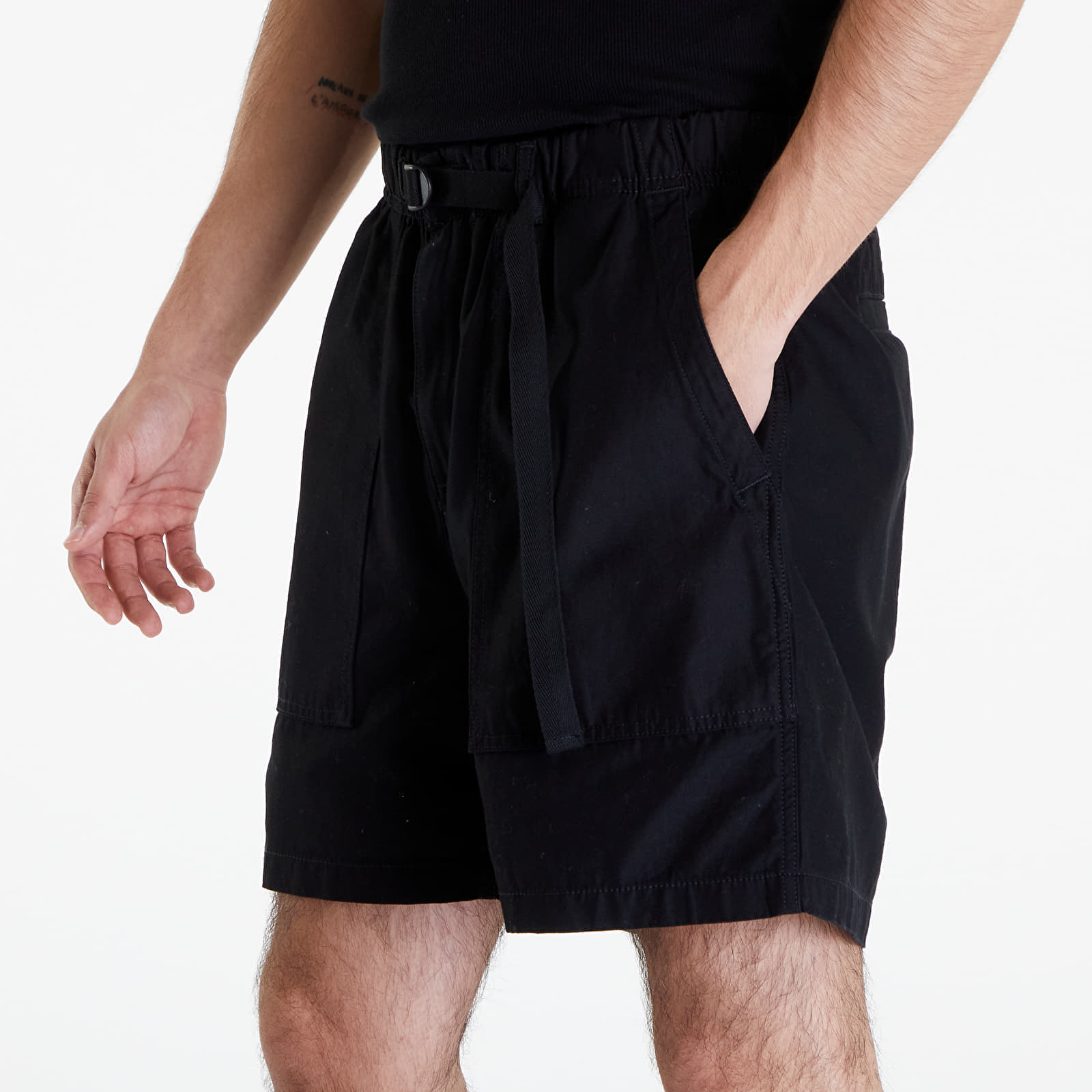 Pantaloni scurți Carhartt WIP Hayworth Short Black Rinsed - 1 | YEO