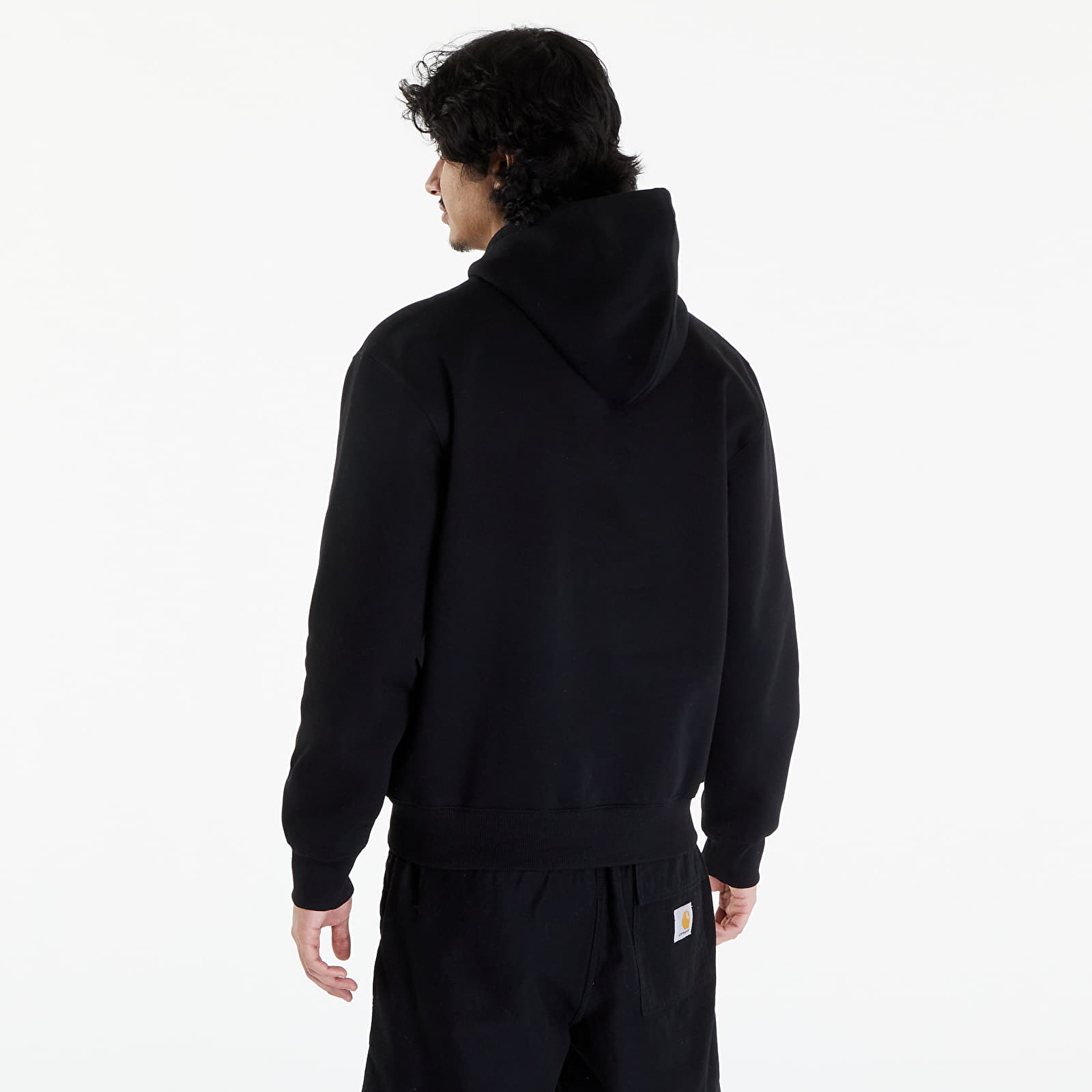 Sweatshirts und Pullover Carhartt WIP Hooded Carhartt Sweat Black/ White 