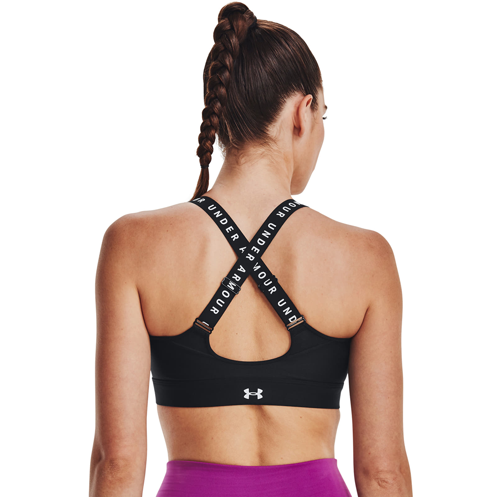 Sujetadores Under Armour Infinity High Bra Zip Black