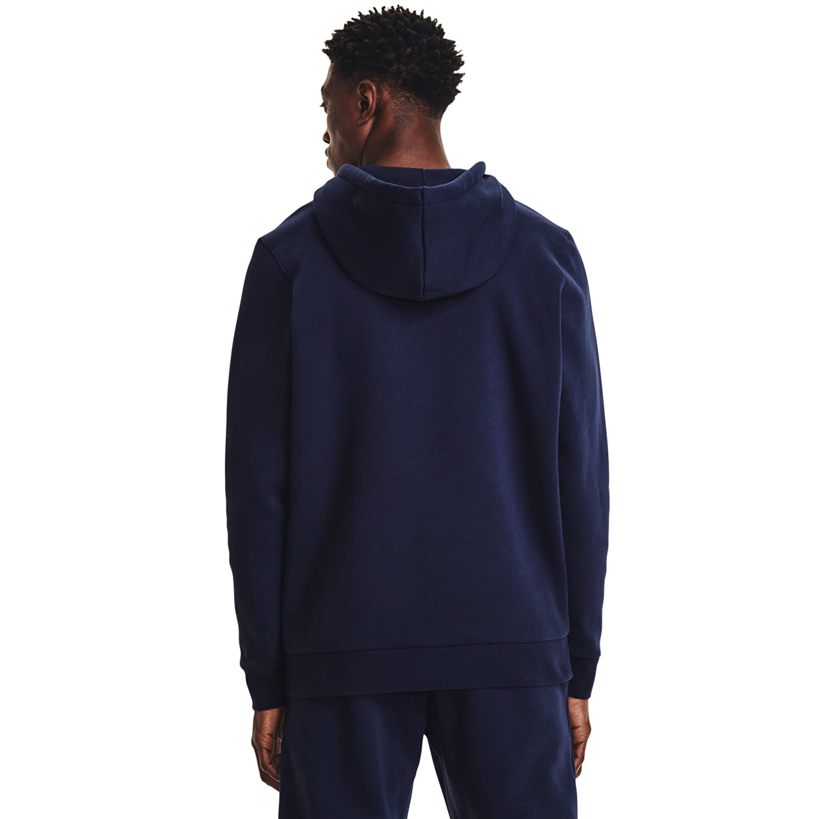 Sudaderas Under Armour Essential Fleece Fz Hood Midnight Navy