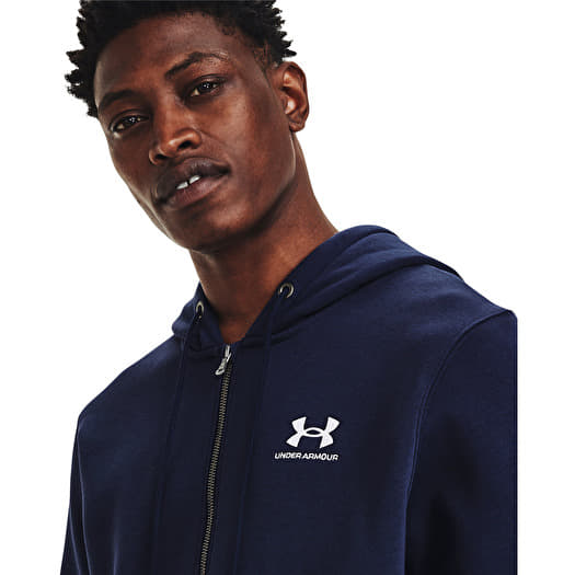 Felpe Under Armour Essential Fleece Fz Hood Midnight Navy Queens