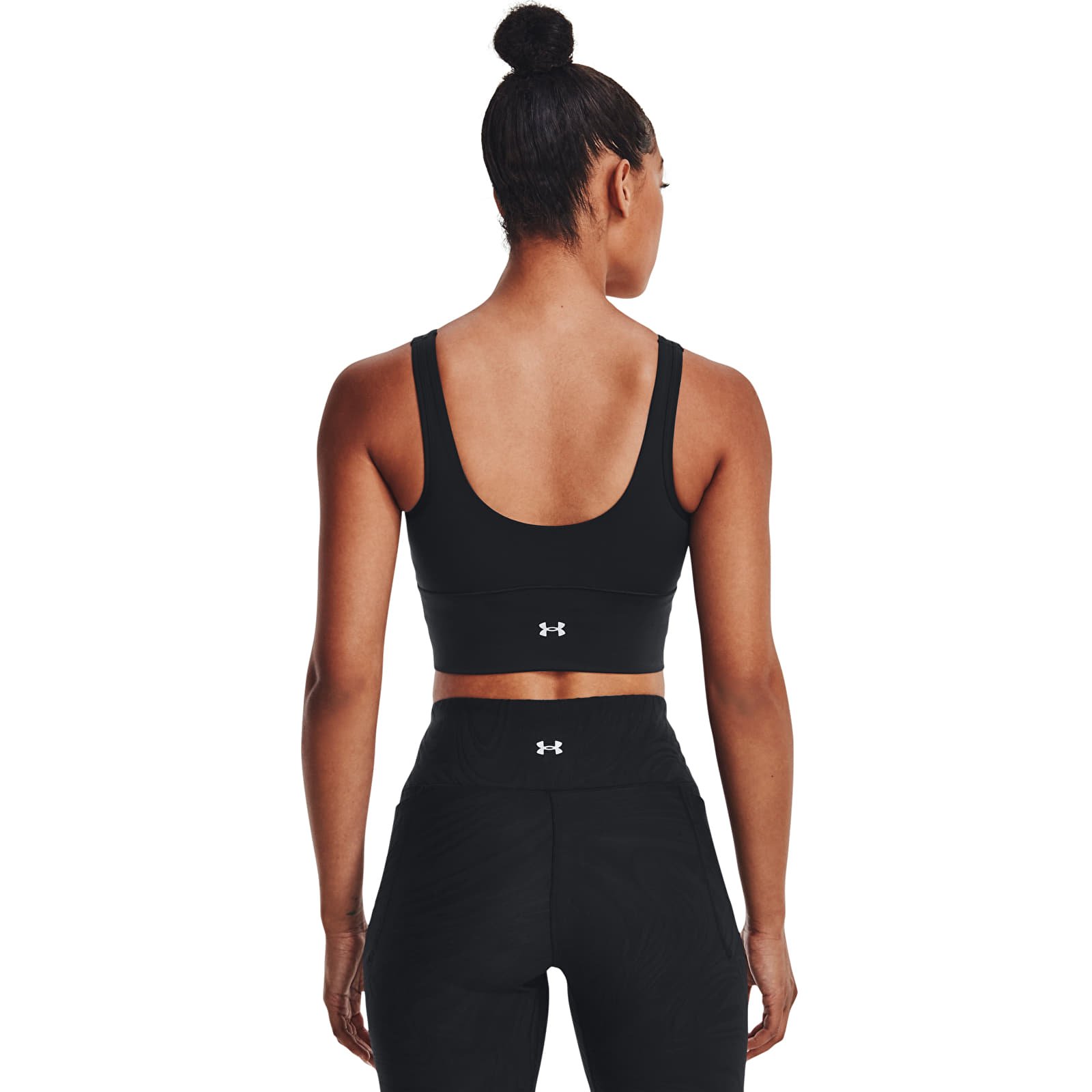 Camisetas de tirantes Under Armour Meridian Fitted Crop Tank Black