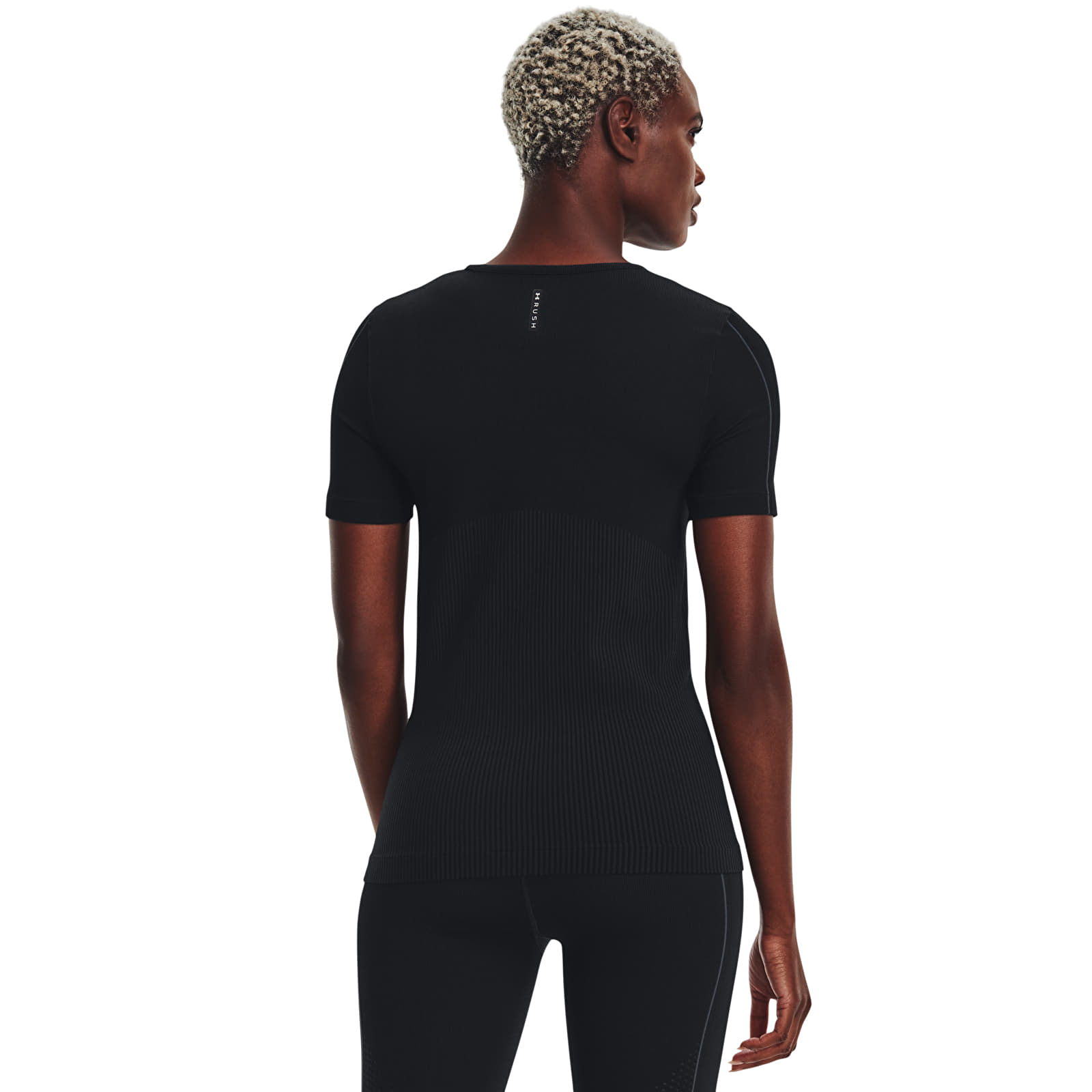 Camisetas Under Armour Rush Seamless Ss Black