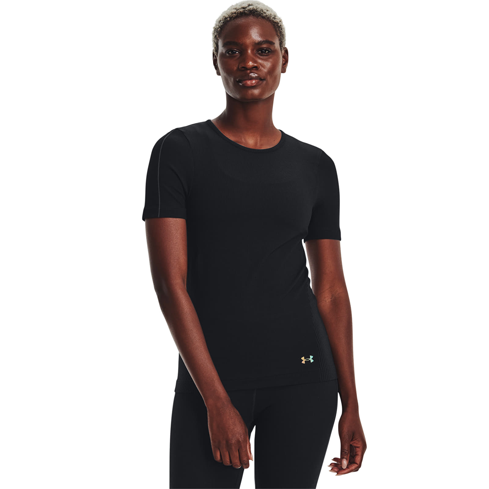 Camisetas Under Armour Rush Seamless Ss Black