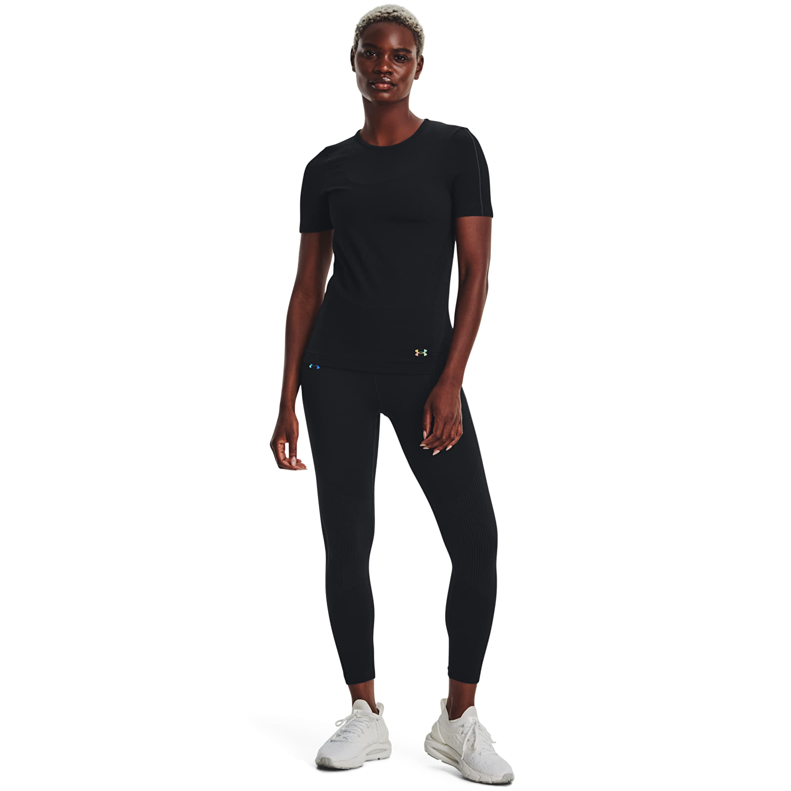 Camisetas Under Armour Rush Seamless Ss Black