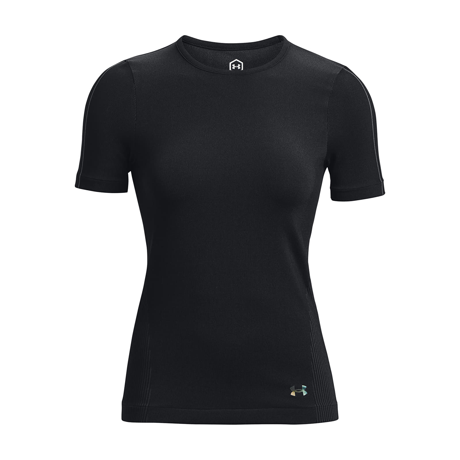 Camisetas Under Armour Rush Seamless Ss Black