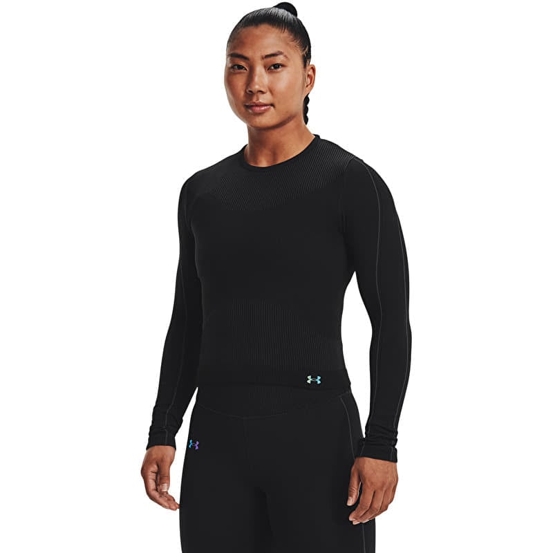 T-paita Under Armour Rush Seamless Ls Black