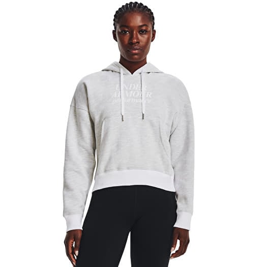 Sweatshirt Under Armour Essential Script Hoodie White