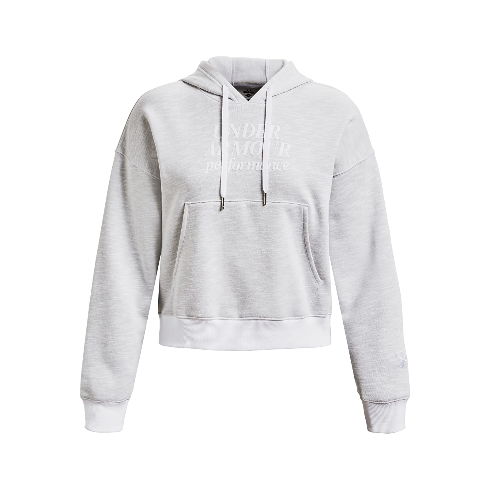 Sudaderas Under Armour Essential Script Hoodie White