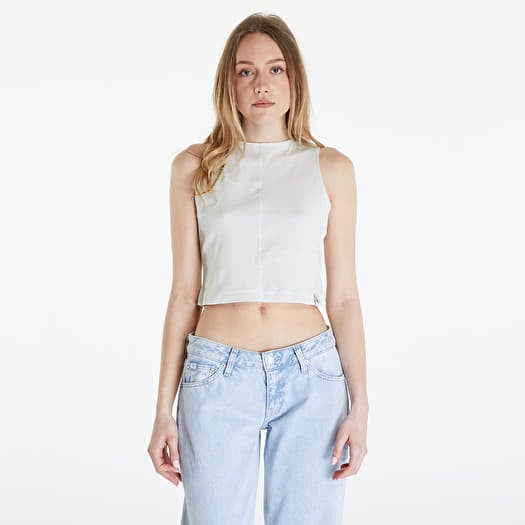 Tílko Calvin Klein Jeans Seaming Rib Tank Top Icicle