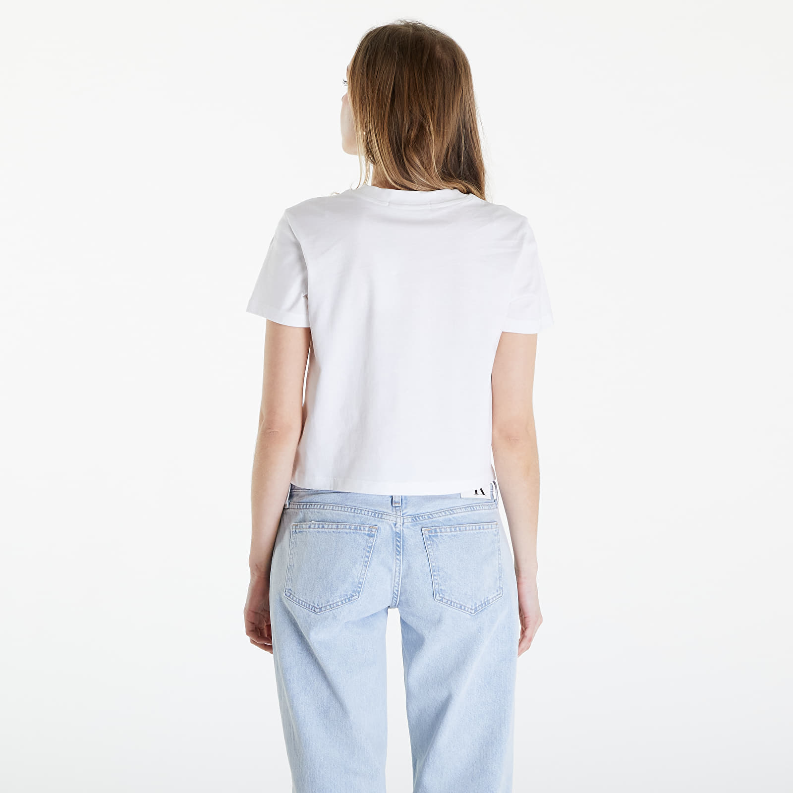 Camisetas Calvin Klein Jeans Satin Boxes Baby Tee White