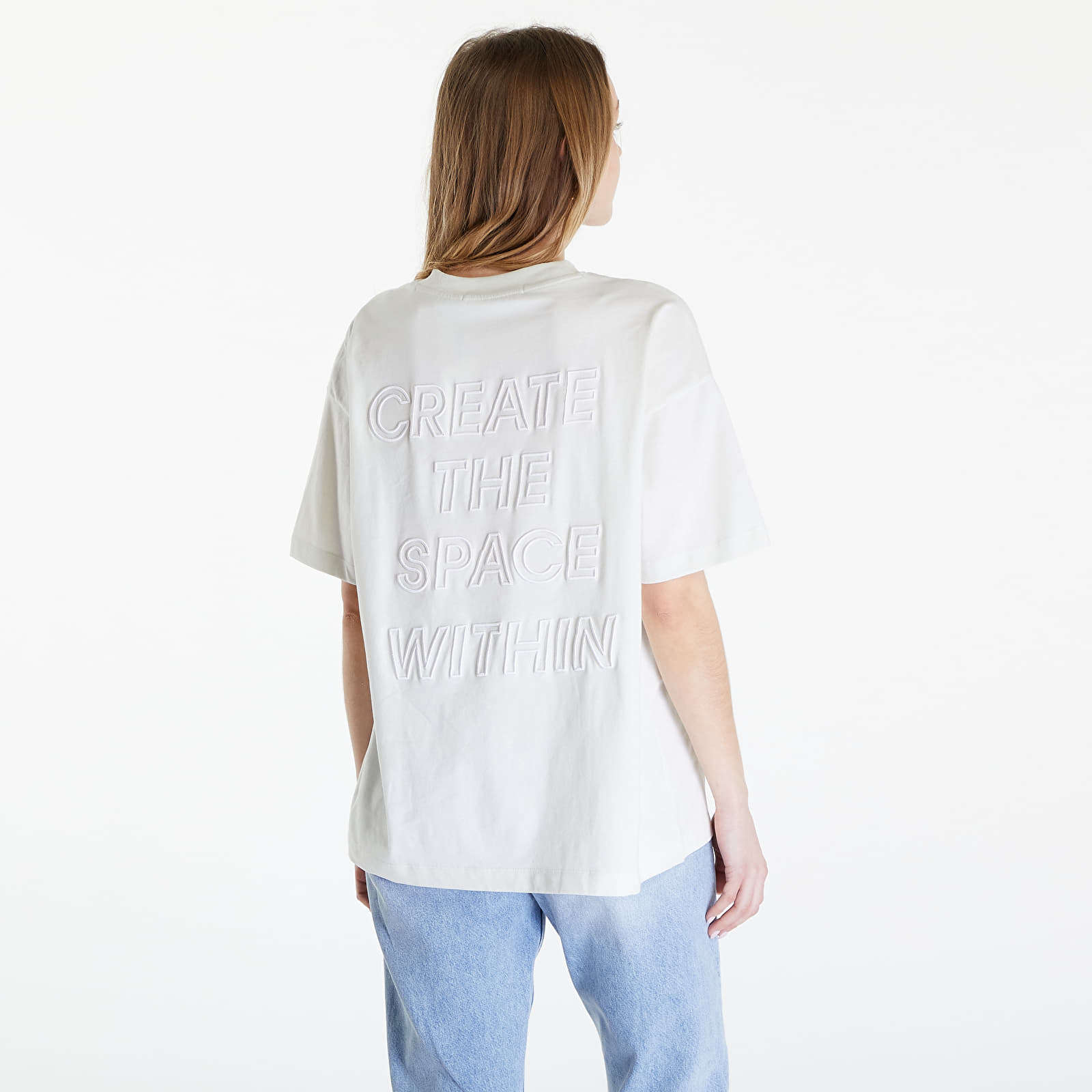 T-shirts Calvin Klein Jeans Embroidered Slogan T-Shirt Icicle