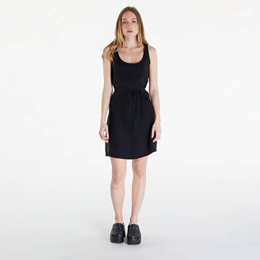 Kleid Calvin Klein Jeans Tie Waisted Day Dress Black