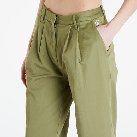 Calvin klein green pants deals