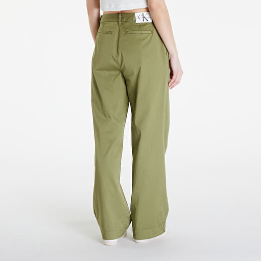 Jeans and trousers Calvin Klein Jeans Utility Pant Green Queens