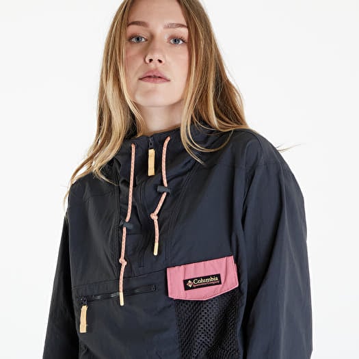 Windbreakers Columbia Painted Peak Cropped Wind Jacket Shark Pink Agave Queens