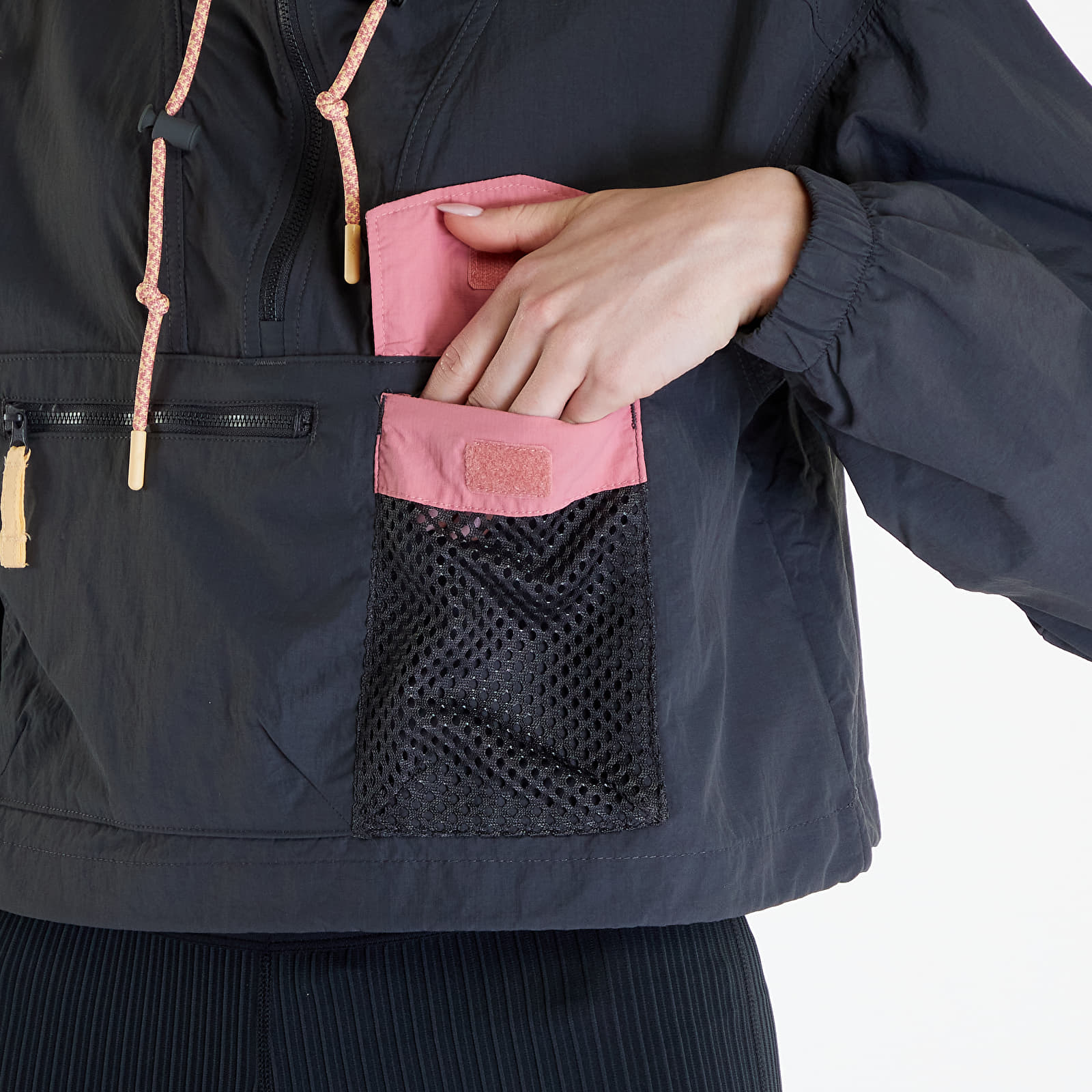 Windjacke Columbia Painted Peak™ Cropped Wind Jacket Shark/ Pink Agave