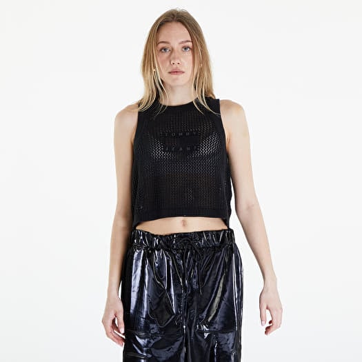 Tílko Tommy Jeans Open Stitch Flag Tank Top Black