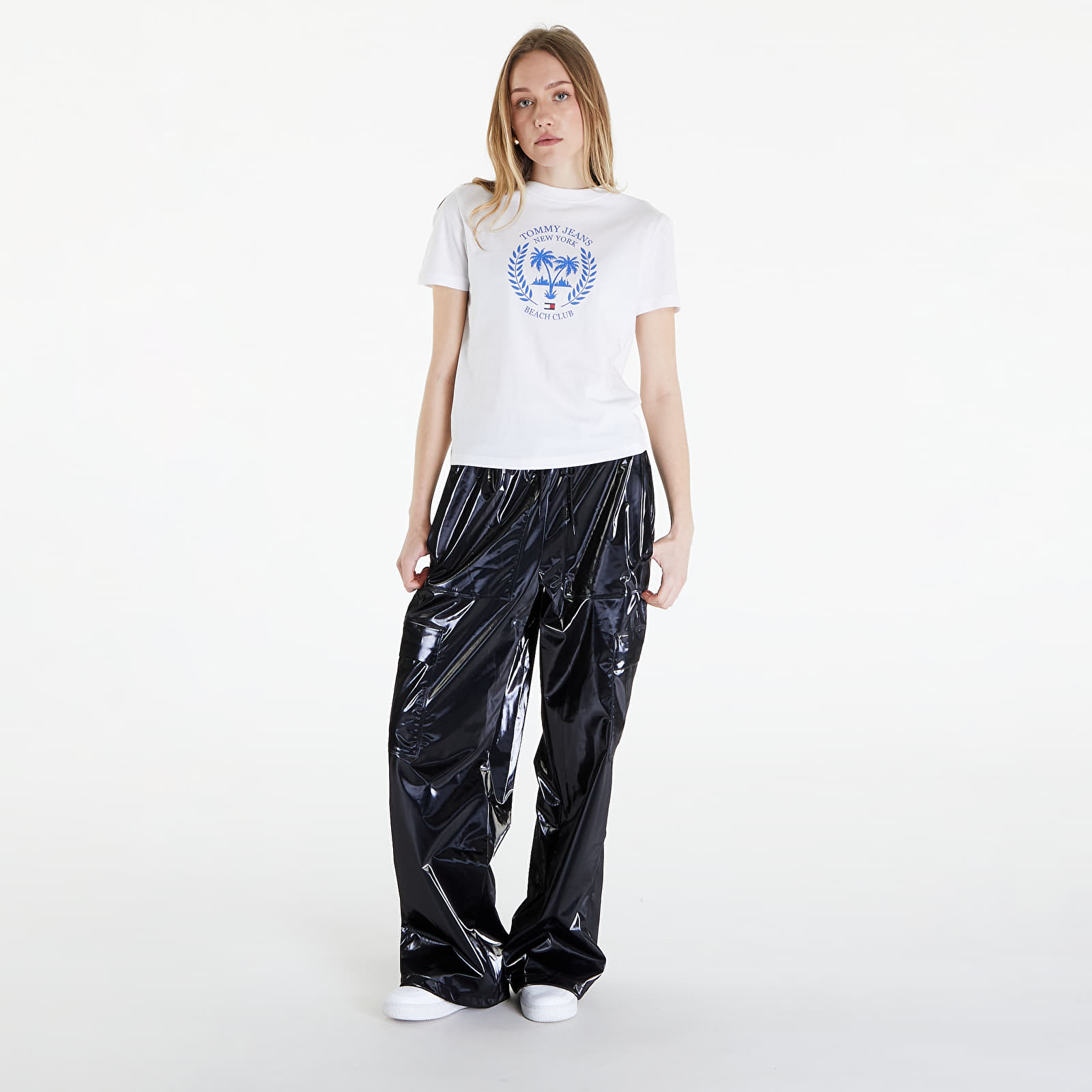 Majice Tommy Jeans Prep Luxe Tee White
