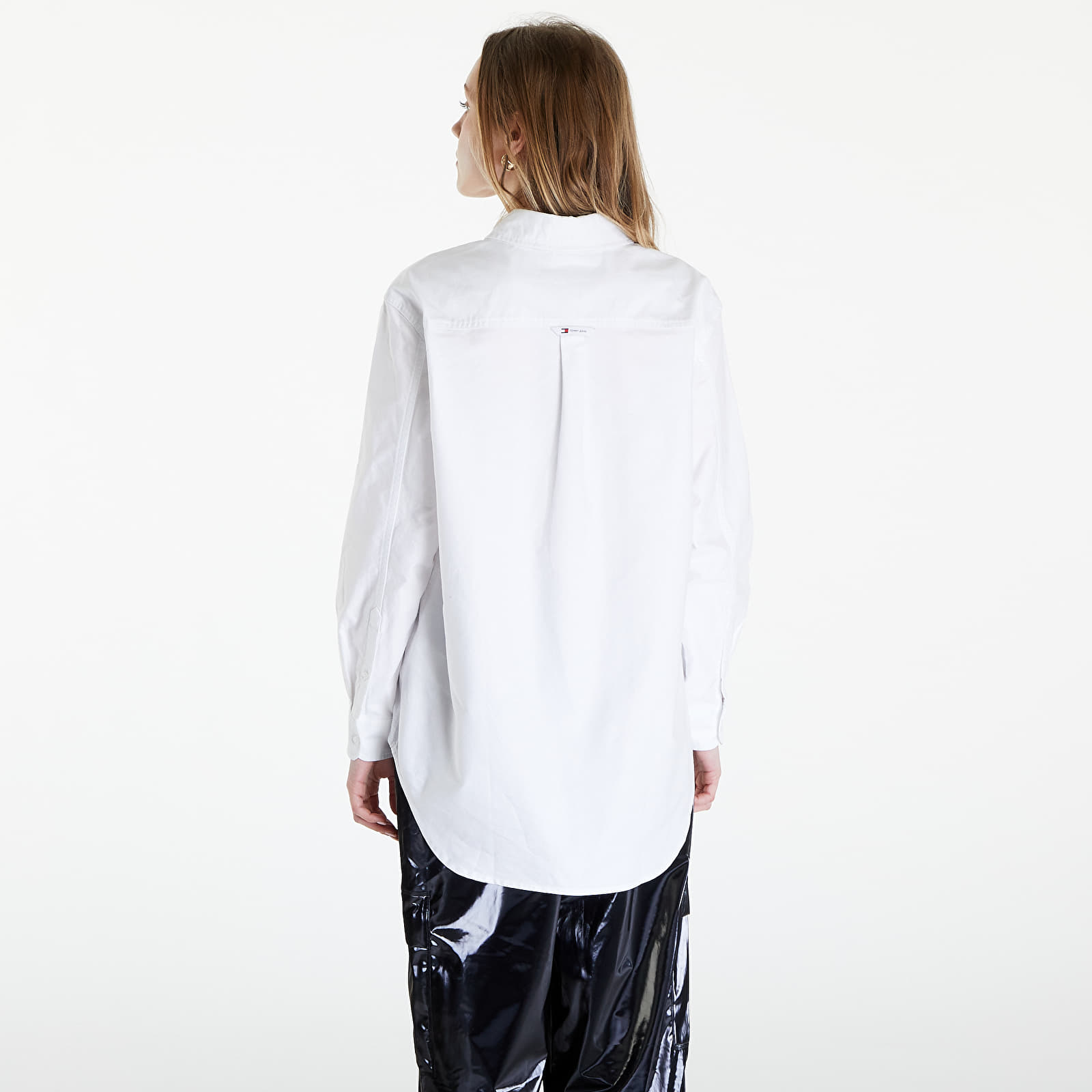Shirts Tommy Jeans Boyfriend Badge Shirt White