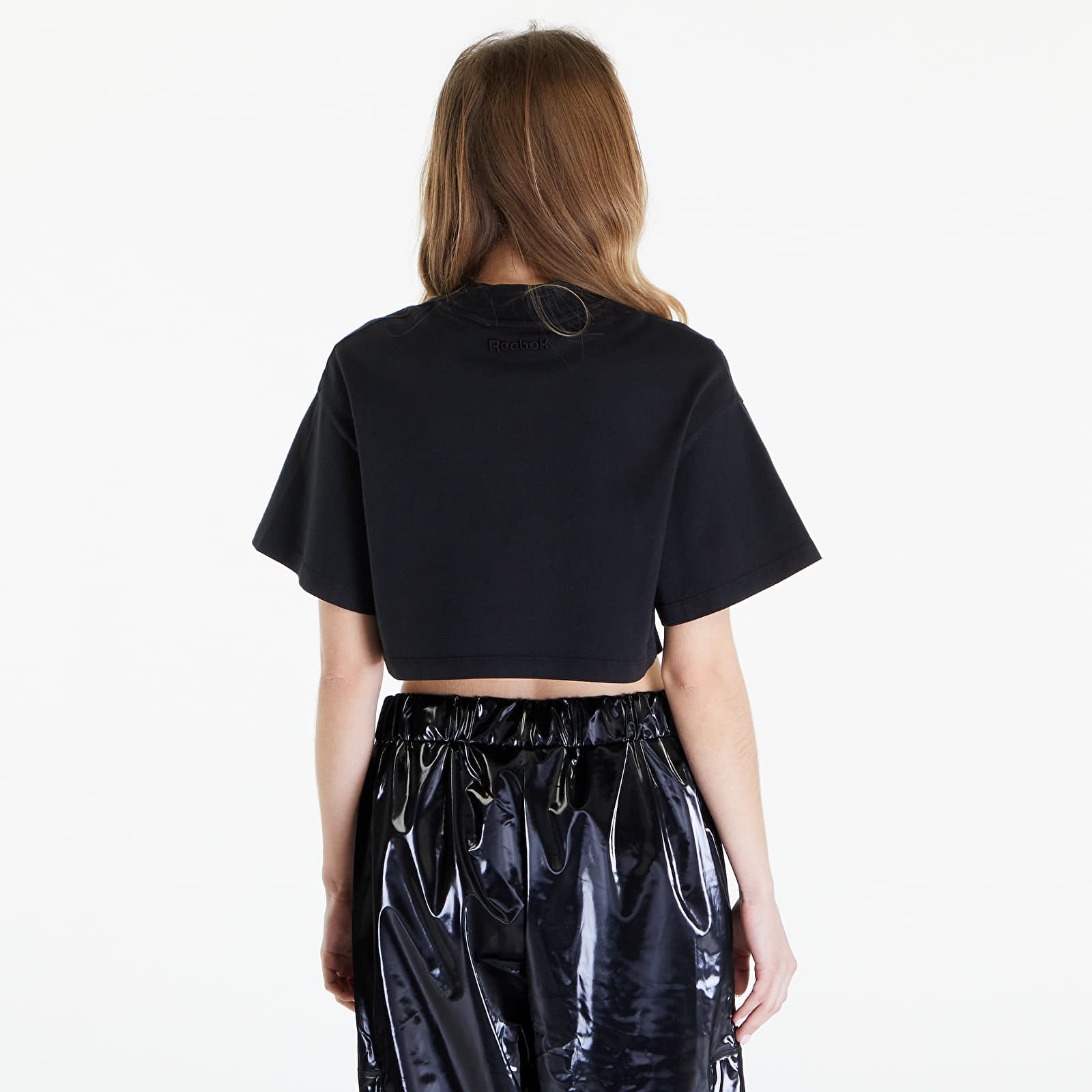 Trička Reebok Washed Cropped Tee  Washed Black