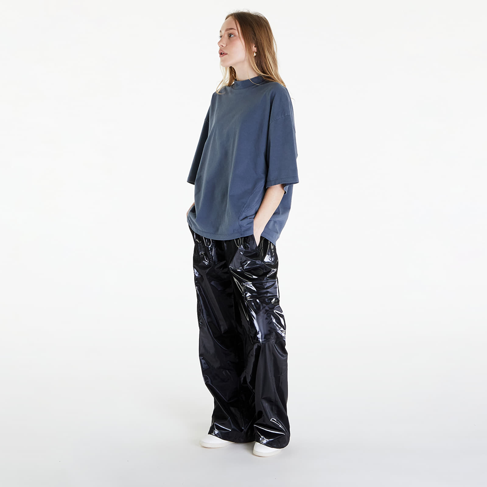 Trička Reebok Oversized Tee UNISEX Washed Stone Blue
