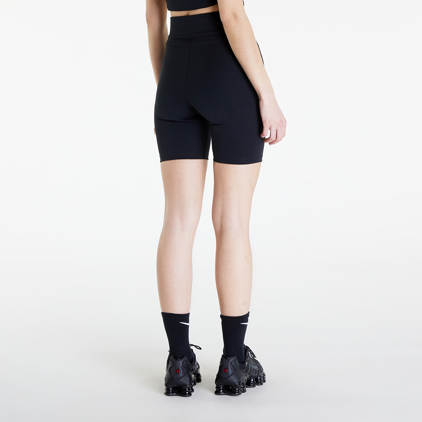 Shorts Nike Sportswear Classics Women's High-Waisted 8" Biker Shorts Black/ Sail