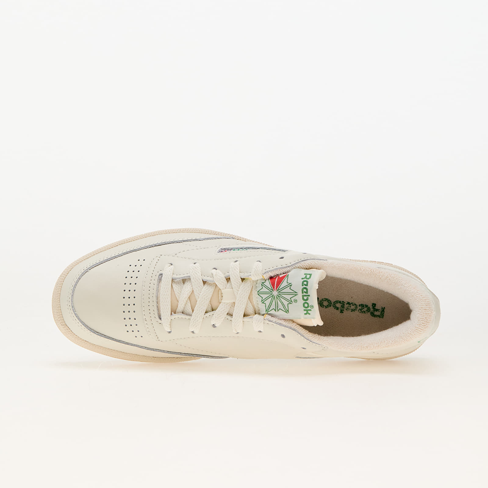 Men's sneakers and shoes Reebok Club C 85 Vintage Chalk/ Paper White/ Green