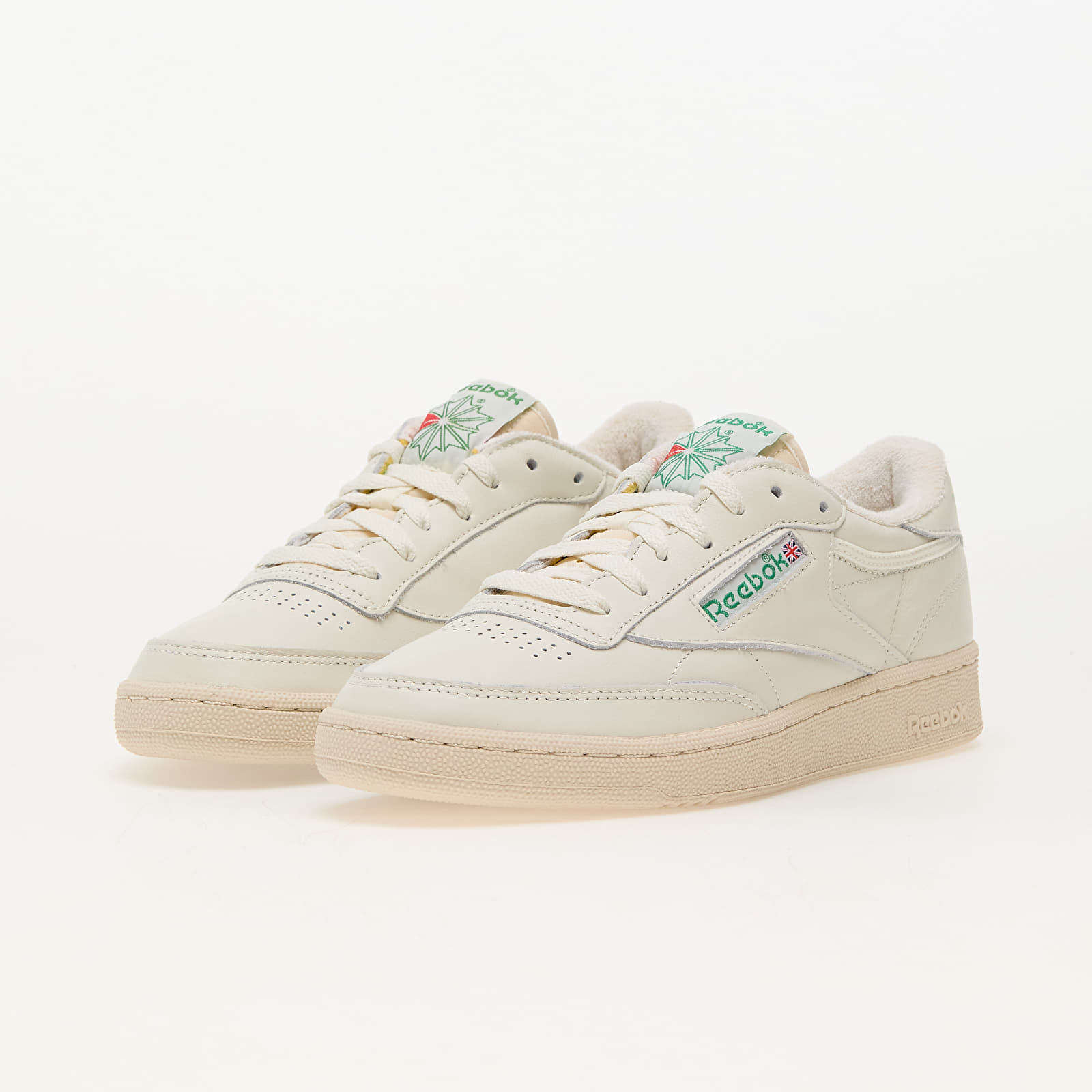 Men's sneakers and shoes Reebok Club C 85 Vintage Chalk/ Paper White/ Green