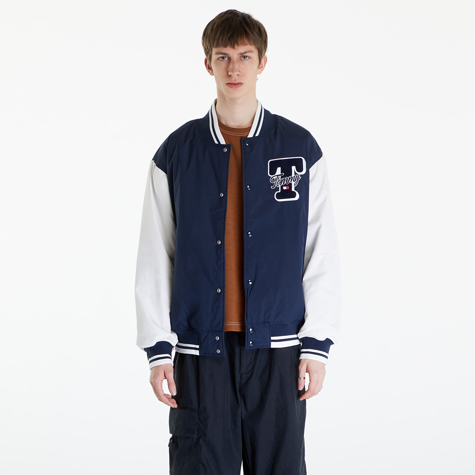 Jakker Tommy Jeans Colorblock Varsity Jacket Blue
