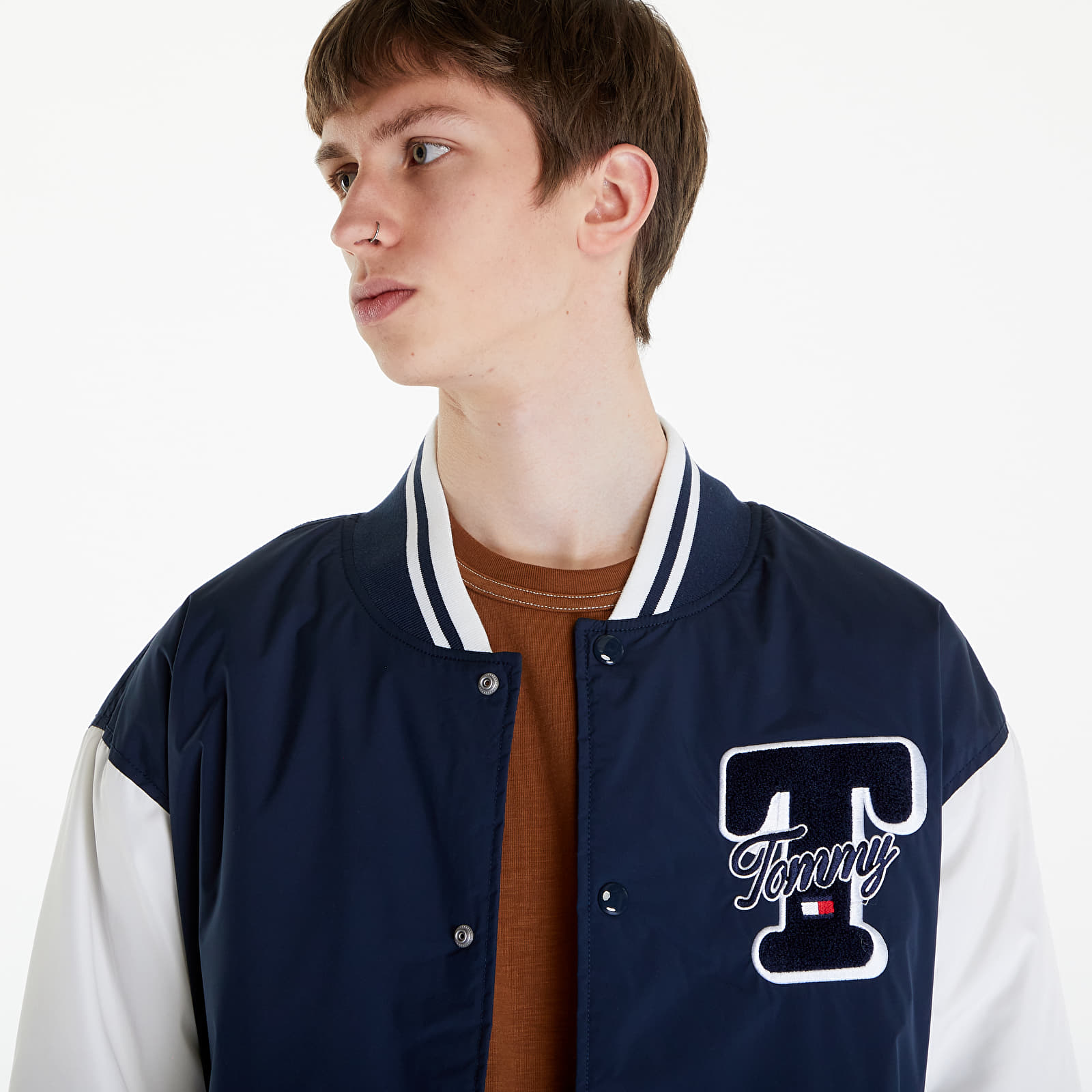 Jakker Tommy Jeans Colorblock Varsity Jacket Blue