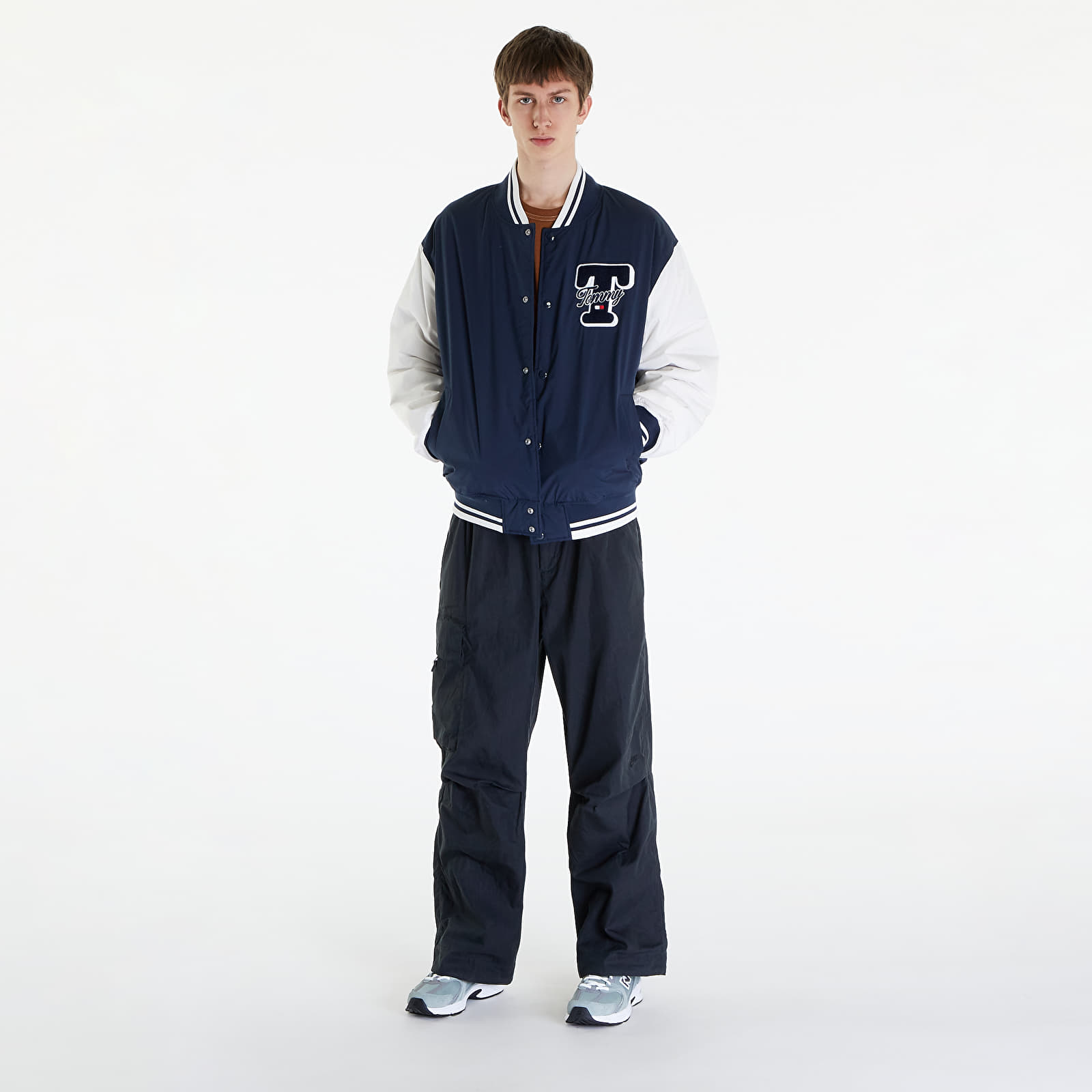 Jakker Tommy Jeans Colorblock Varsity Jacket Blue