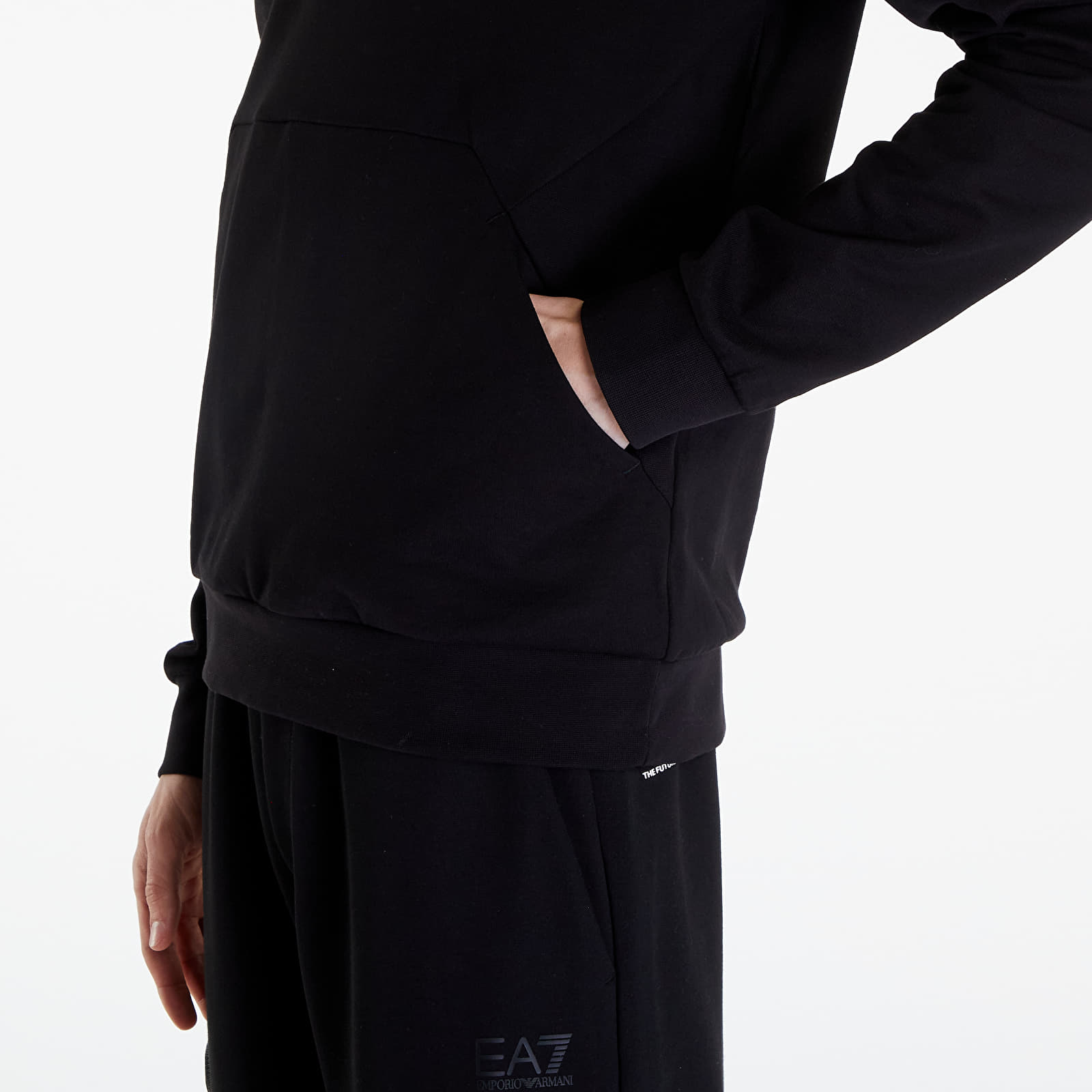 Sweaters EA7 Emporio Armani Felpa Black