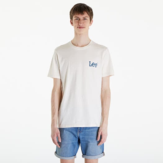 Tricou Lee Medium Wobbly Lee Tee Ecru
