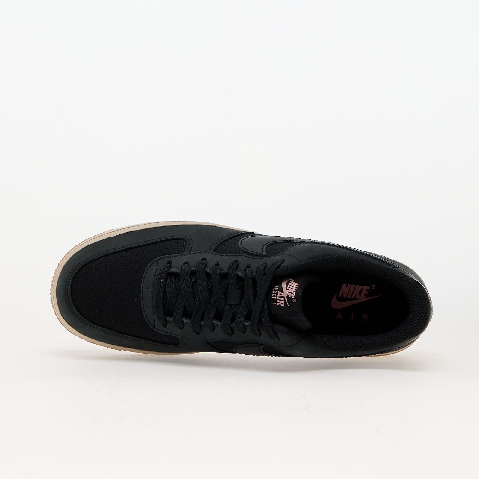 Men's sneakers and shoes Nike Air Force 1 '07 Lx Black/ Black-Red Stardust-Sanddrift