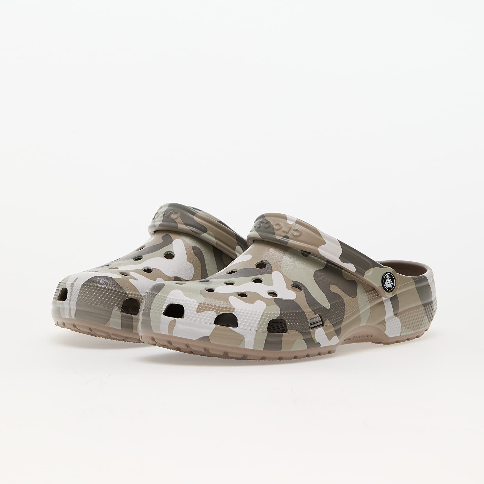 Adidași și pantofi pentru bărbați Crocs Classic Printed Camo Clog Camo