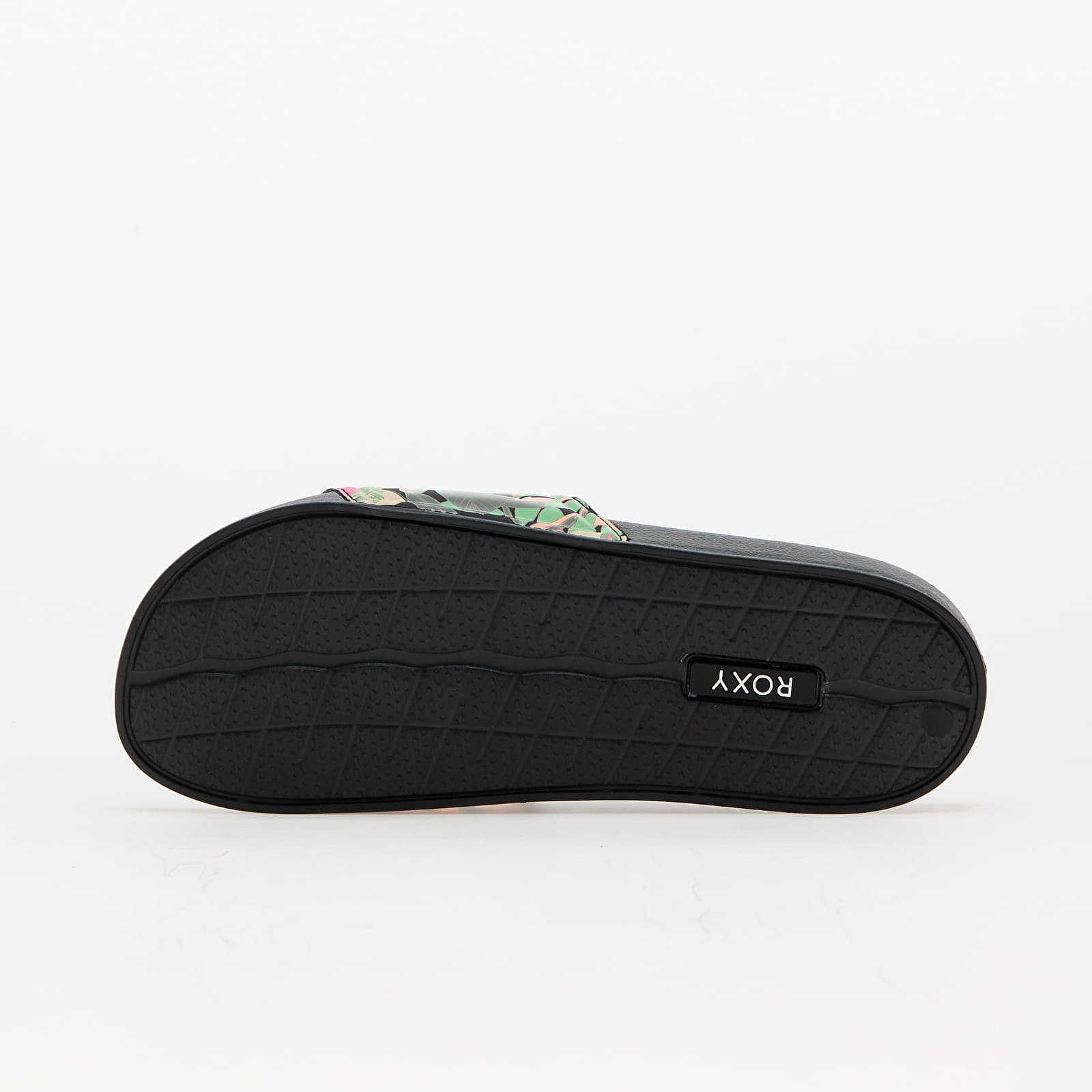 Damesschoenen Roxy Slippy Ii Black/ Pink/ Soft Lime