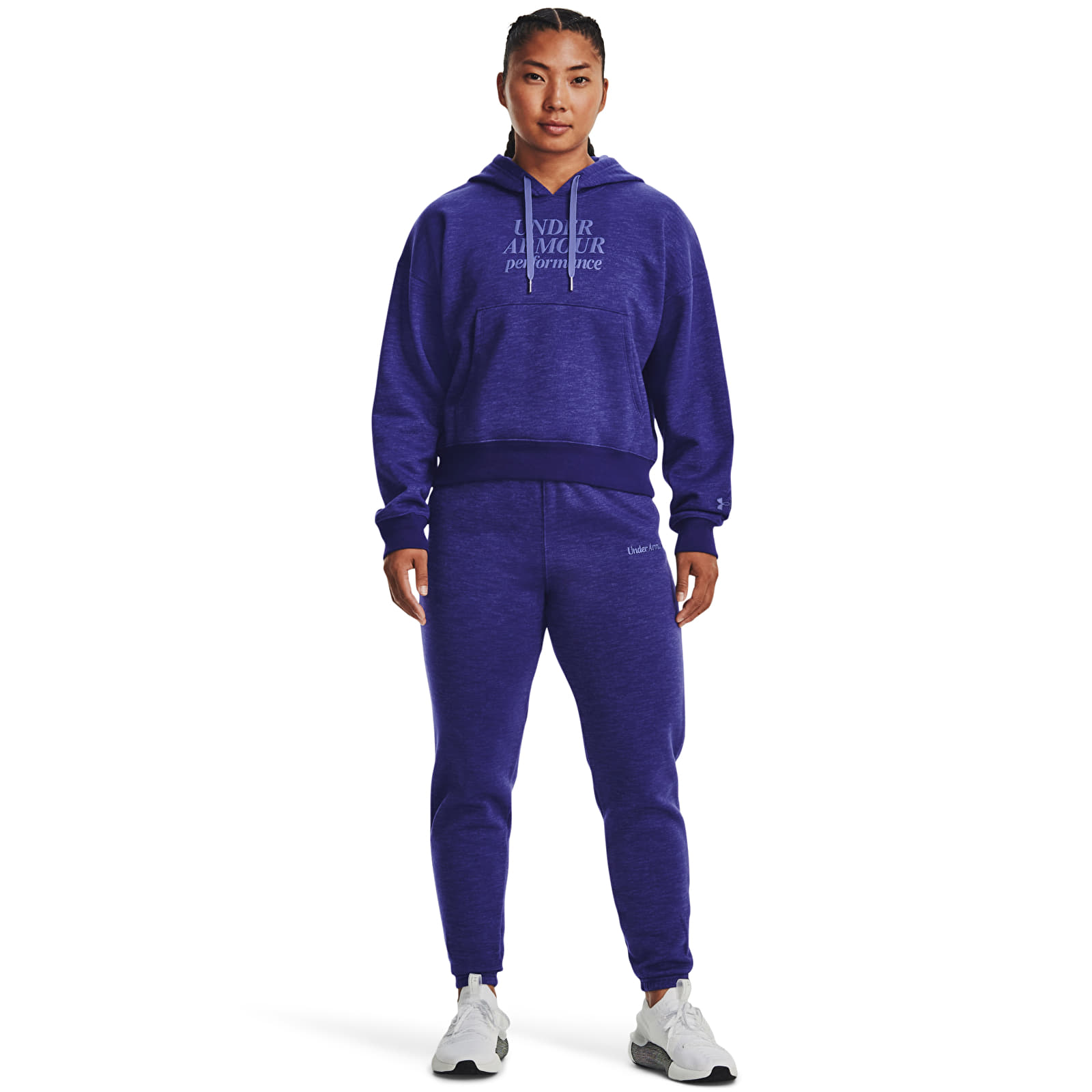 Sudaderas Under Armour Essential Script Hoodie Blue