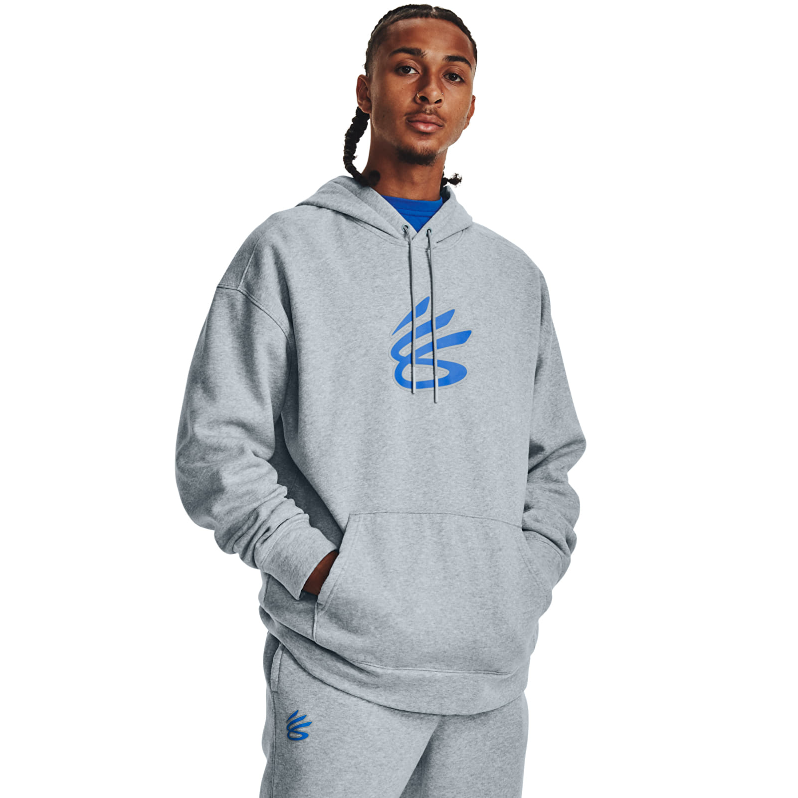 Sudaderas Under Armour Curry Big Splash Po Hoodie Blue