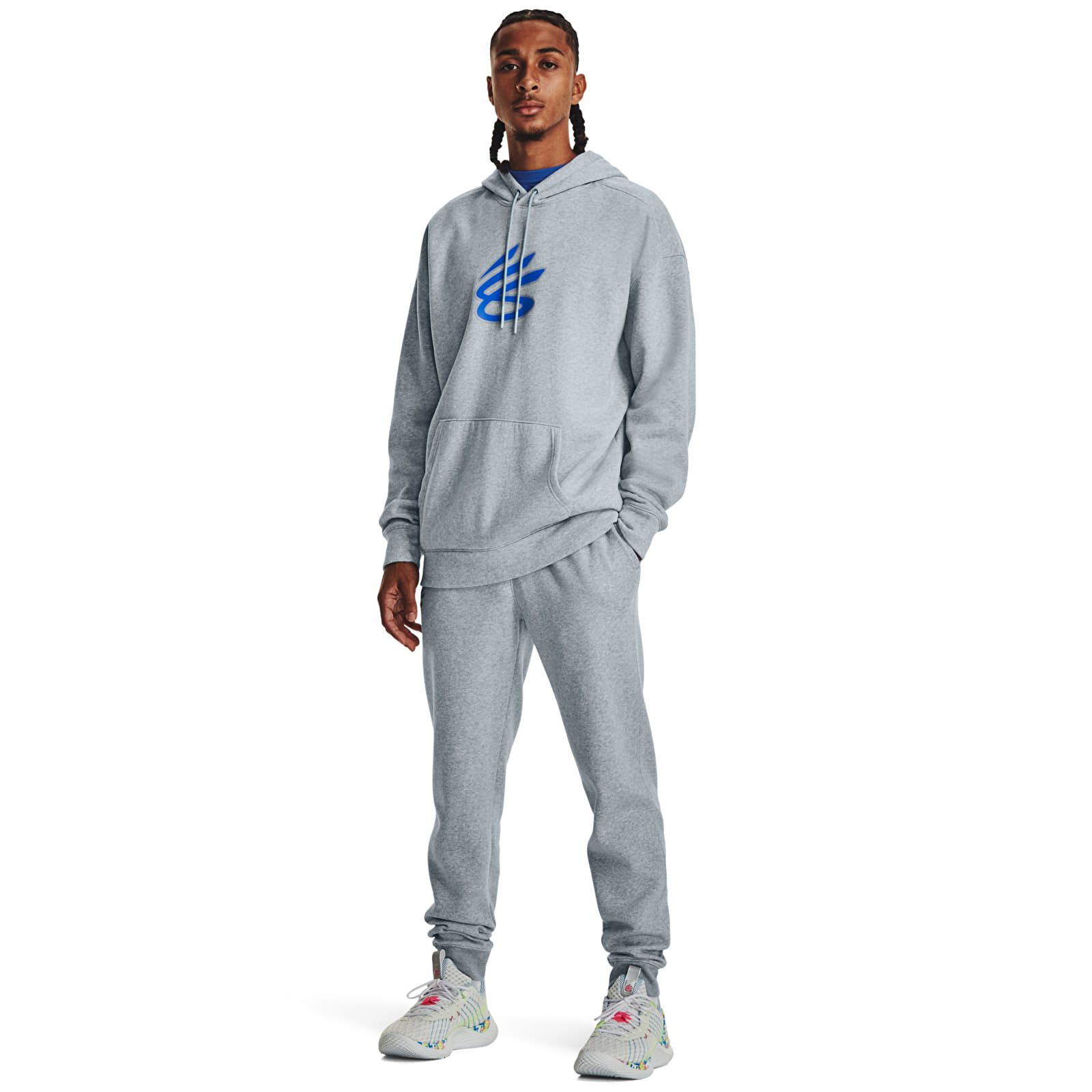 Sudaderas Under Armour Curry Big Splash Po Hoodie Blue