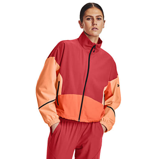 Under armour jackets orange on sale