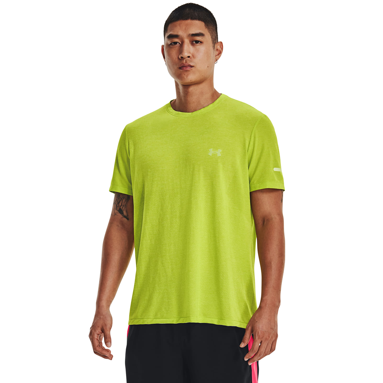 Camisetas Under Armour Seamless Stride Ss Green