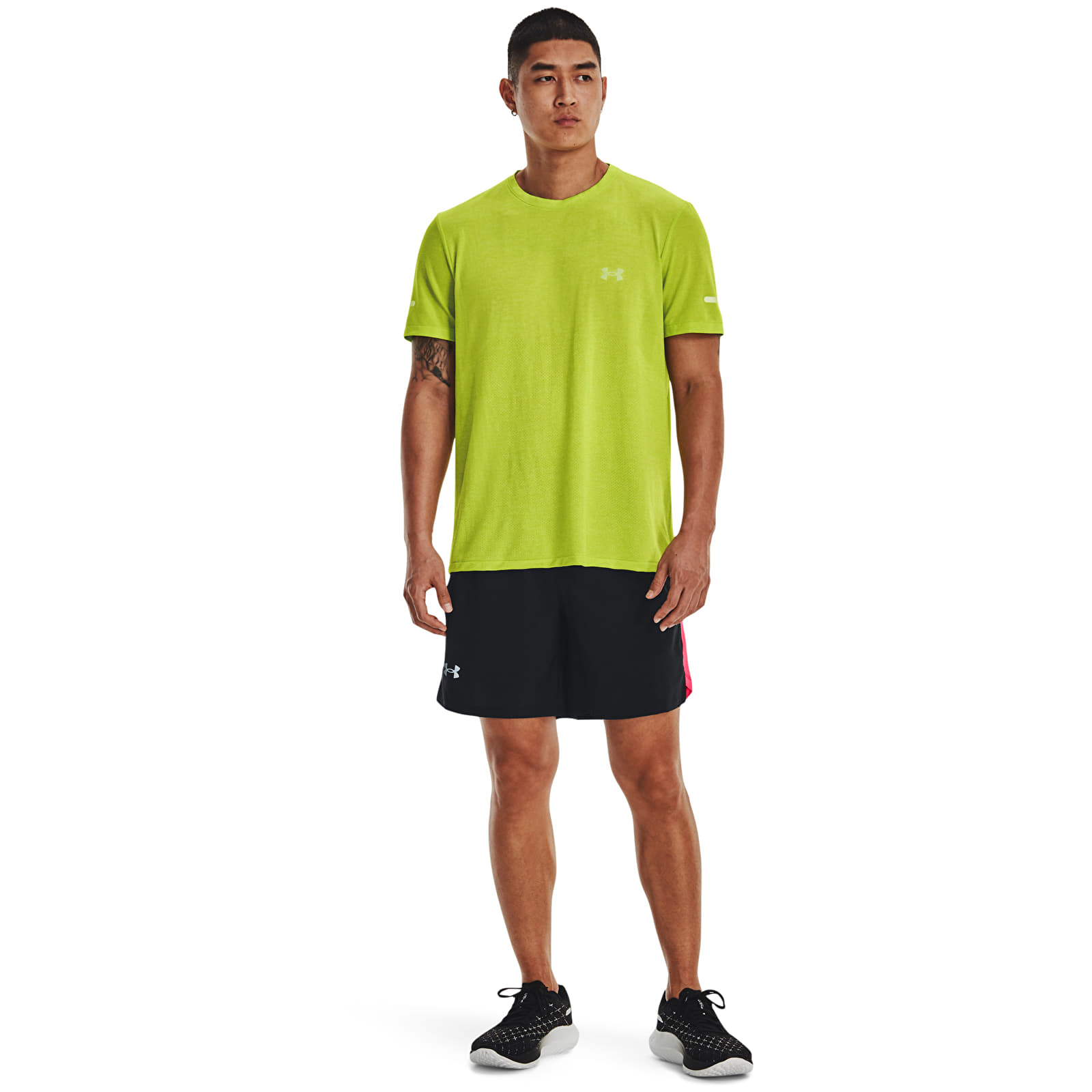 Camisetas Under Armour Seamless Stride Ss Green