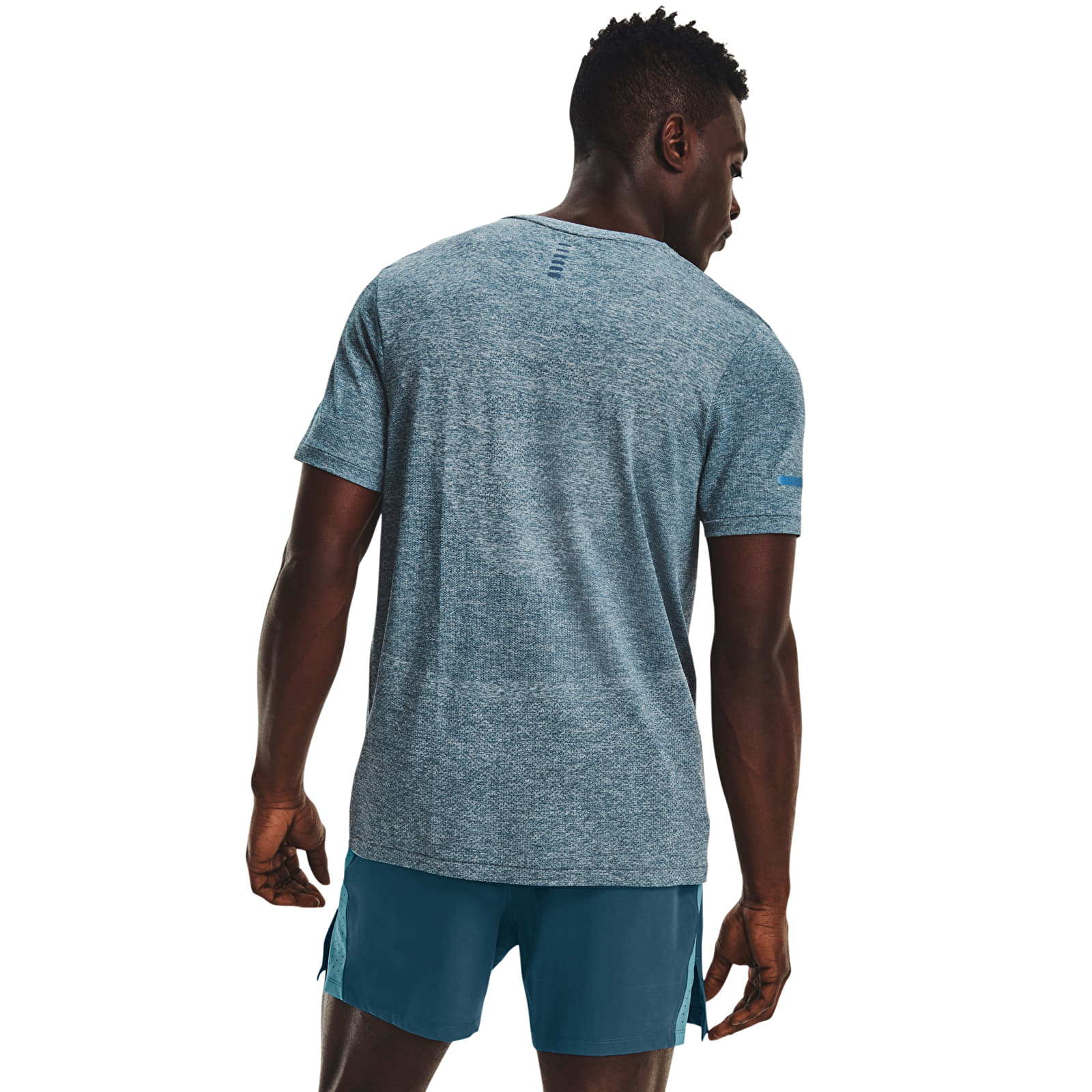 Trička Under Armour Seamless Stride Ss Blue